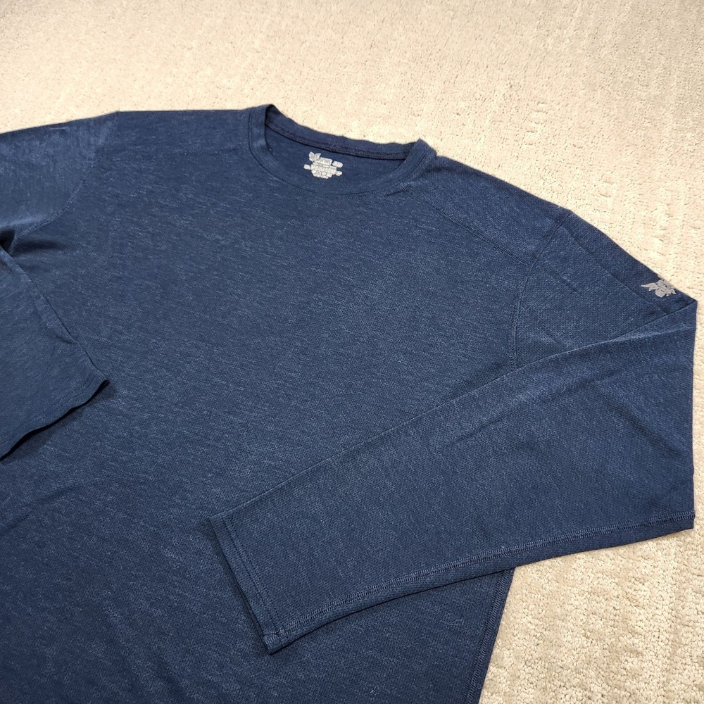 Drifire FR Shirt Men XL Performance Fire Resistant Blue Long Sleeve Tee Military